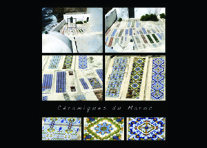 Carte postale-Céramiques de Tanger-Maroc